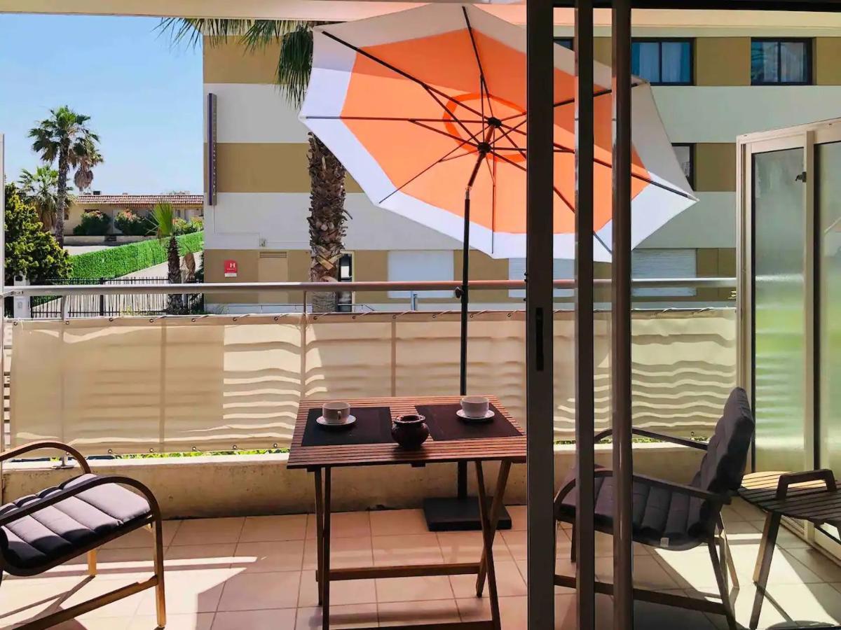 Cote D'Azur Joli Studio 50M Plage, Climatisation , Parking. Villeneuve-Loubet Ngoại thất bức ảnh