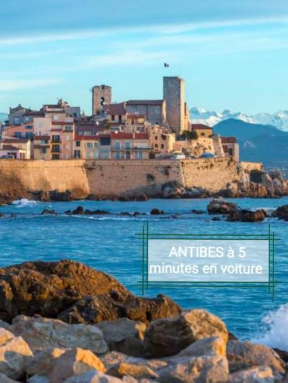 Cote D'Azur Joli Studio 50M Plage, Climatisation , Parking. Villeneuve-Loubet Ngoại thất bức ảnh